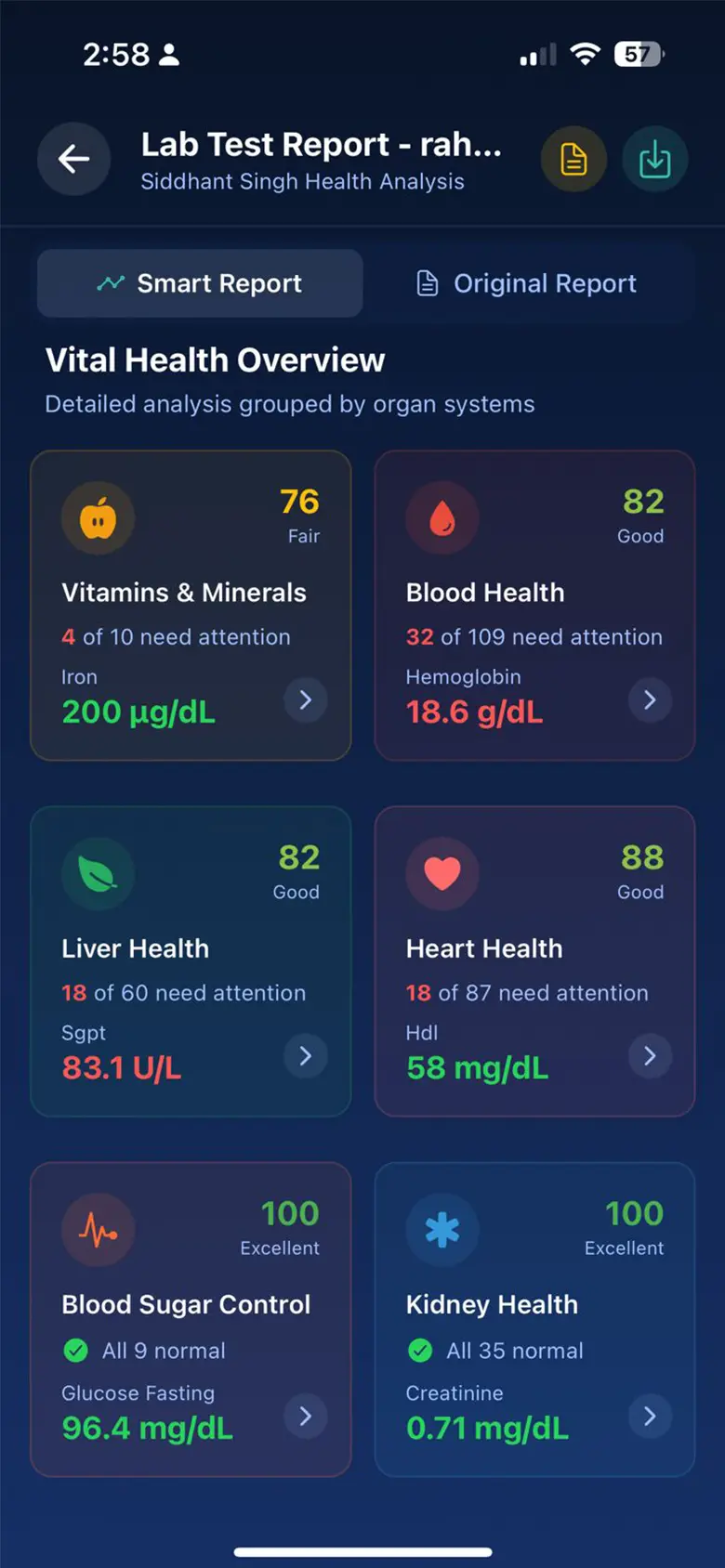 AI-powered lab report summary delivered on WhatsApp for diagnostic labs in India — Webshark Health